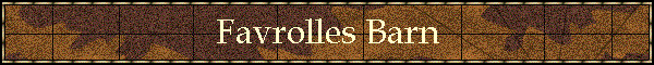 Favrolles Barn